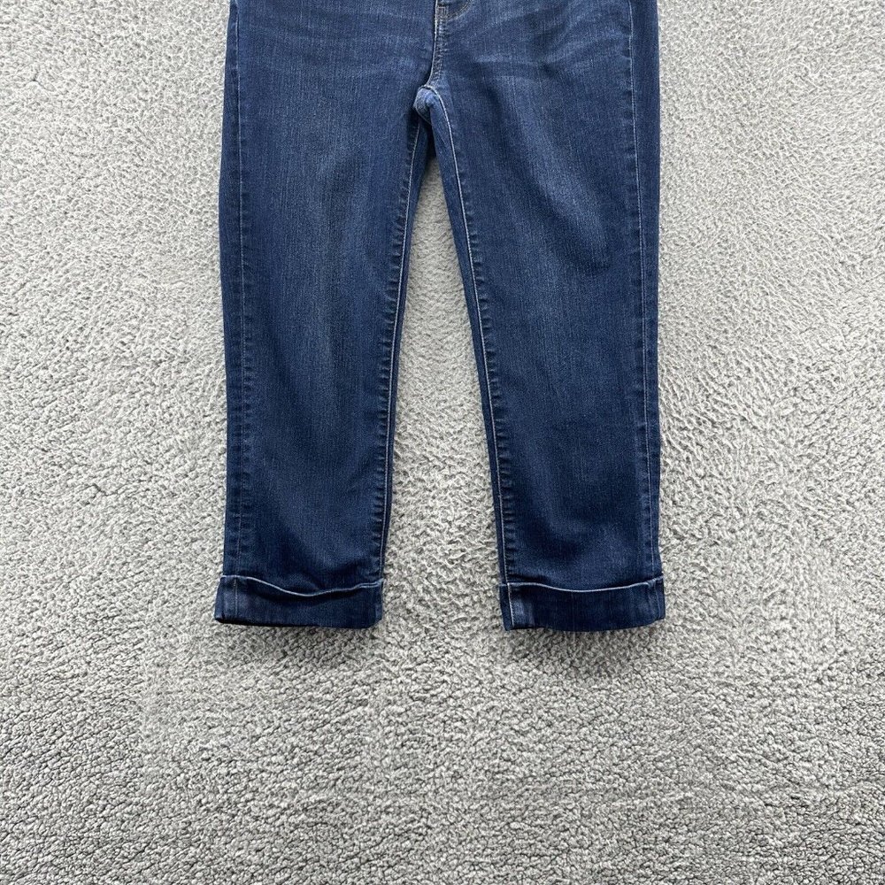 Soho Jeans Women's 2 Blue Denim Curvy Crop Jeans Size 2 - Picture 5 of 15